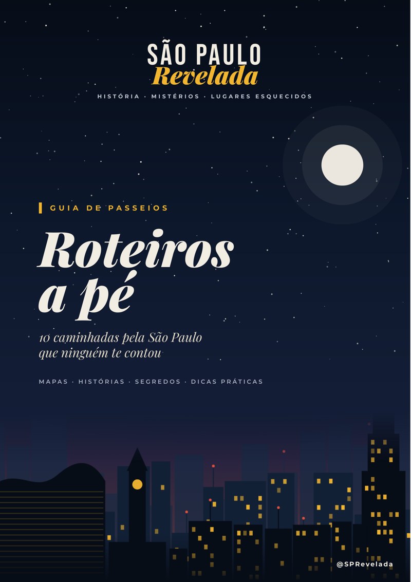 Capa do guia Roteiros a pé